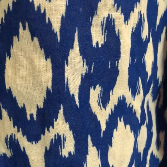 GAP navy blue Aztec print spaghetti strap mod tank top XS - Picture 5 of 9